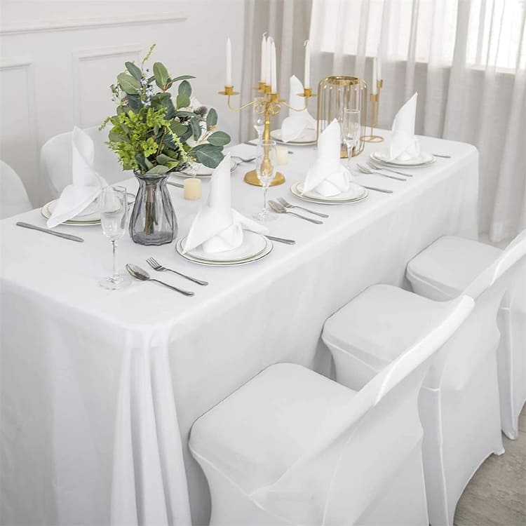 Classic White Chair Cover